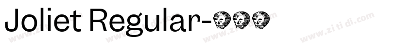 Joliet Regular字体转换
